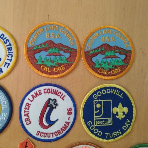Vintage Boy Scout Sew On Embroidered Patch Lot (13) - Picture 4 of 6